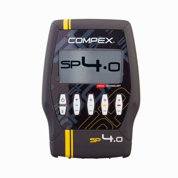 Compex SP 4.0 (קומפקס) הוא מכשיר גירוי חשמלי מקצועי לחיזוק, שיקום והתאוששות – עם 30 תוכניות ו־3 מודולי MI מתקדמים. מתאים למתאמנים קבועים המחפשים דיוק, יעילות ותוצאות.